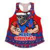 Newcastle Knights Women Racerback Singlet Merry Christmas Festive Spirit Edition