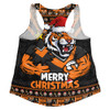 Wests Tigers Women Racerback Singlet Merry Christmas Festive Spirit Edition