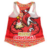 Redcliffe Dolphins Women Racerback Singlet Merry Christmas Festive Spirit Edition Redcliffe Dolphins Women Racerback Singlet Merry Christmas Festive Spirit Edition