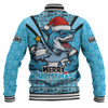 Cronulla-Sutherland Sharks Baseball Jacket Merry Christmas Festive Spirit Edition Cronulla-Sutherland Sharks Baseball Jacket Merry Christmas Festive Spirit Edition