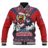 Sydney Roosters Baseball Jacket Merry Christmas Festive Spirit Edition Sydney Roosters Baseball Jacket Merry Christmas Festive Spirit Edition