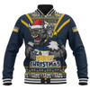 North Queensland Cowboys Baseball Jacket Merry Christmas Festive Spirit Edition North Queensland Cowboys Baseball Jacket Merry Christmas Festive Spirit Edition