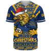 Parramatta Eels Baseball Shirt Merry Christmas Festive Spirit Edition