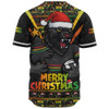 Penrith Panthers Baseball Shirt Merry Christmas Festive Spirit Edition Penrith Panthers Baseball Shirt Merry Christmas Festive Spirit Edition