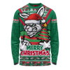 South Sydney Rabbitohs Long Sleeve T-shirt Merry Christmas Festive Spirit Edition