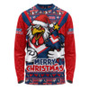 Sydney Roosters Long Sleeve T-shirt Merry Christmas Festive Spirit Edition