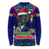 New Zealand Warriors Long Sleeve T-shirt Merry Christmas Festive Spirit Edition New Zealand Warriors Long Sleeve T-shirt Merry Christmas Festive Spirit Edition