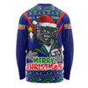 New Zealand Warriors Long Sleeve T-shirt Merry Christmas Festive Spirit Edition New Zealand Warriors Long Sleeve T-shirt Merry Christmas Festive Spirit Edition