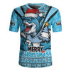 Cronulla-Sutherland Sharks Rugby Jersey Merry Christmas Festive Spirit Edition
