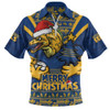 Parramatta Eels Zip Polo Shirt Merry Christmas Festive Spirit Edition Parramatta Eels Zip Polo Shirt Merry Christmas Festive Spirit Edition