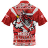 St. George Illawarra Dragons Zip Polo Shirt Merry Christmas Festive Spirit Edition St. George Illawarra Dragons Zip Polo Shirt Merry Christmas Festive Spirit Edition