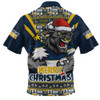 North Queensland Cowboys Zip Polo Shirt Merry Christmas Festive Spirit Edition North Queensland Cowboys Zip Polo Shirt Merry Christmas Festive Spirit Edition
