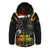 Penrith Panthers Hooded Padded Jacket Merry Christmas Festive Spirit Edition Penrith Panthers Hooded Padded Jacket Merry Christmas Festive Spirit Edition
