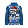 Canterbury-Bankstown Bulldogs Padded Jacket Merry Christmas Festive Spirit Edition Canterbury-Bankstown Bulldogs Padded Jacket Merry Christmas Festive Spirit Edition