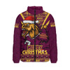 Brisbane Broncos Padded Jacket Merry Christmas Festive Spirit Edition