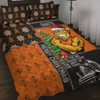 GWS GIANTS Quilt Bed Set Christmas Magic Knit Style Winter Glow GWS GIANTS Quilt Bed Set Christmas Magic Knit Style Winter Glow