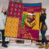 Brisbane Lions Quilt Christmas Magic Knit Style Winter Glow