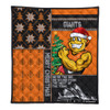 GWS GIANTS Quilt Christmas Magic Knit Style Winter Glow GWS GIANTS Quilt Christmas Magic Knit Style Winter Glow