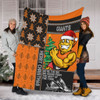 GWS GIANTS Blanket Christmas Magic Knit Style Winter Glow