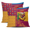 Brisbane Lions Pillow Cases Christmas Magic Knit Style Winter Glow