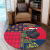 Adelaide Crows Round Rug Christmas Magic Knit Style Winter Glow