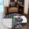 Collingwood Round Rug Christmas Magic Knit Style Winter Glow