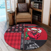 Essendon Round Rug Christmas Magic Knit Style Winter Glow