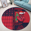 Melbourne Round Rug Christmas Magic Knit Style Winter Glow Melbourne Round Rug Christmas Magic Knit Style Winter Glow