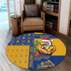 West Coast Eagles Round Rug Christmas Magic Knit Style Winter Glow West Coast Eagles Round Rug Christmas Magic Knit Style Winter Glow