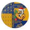 West Coast Eagles Round Rug Christmas Magic Knit Style Winter Glow West Coast Eagles Round Rug Christmas Magic Knit Style Winter Glow