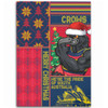 Adelaide Crows Area Rug Christmas Magic Knit Style Winter Glow