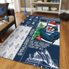 Geelong Cats Area Rug Christmas Magic Knit Style Winter Glow
