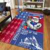 Western Bulldogs Area Rug Christmas Magic Knit Style Winter Glow