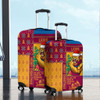Brisbane Lions Luggage Cover Christmas Magic Knit Style Winter Glow Brisbane Lions Luggage Cover Christmas Magic Knit Style Winter Glow