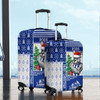 North Melbourne Luggage Cover Christmas Magic Knit Style Winter Glow North Melbourne Luggage Cover Christmas Magic Knit Style Winter Glow