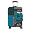 Port Adelaide Luggage Cover Christmas Magic Knit Style Winter Glow Port Adelaide Luggage Cover Christmas Magic Knit Style Winter Glow