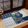 Geelong Cats Doormat Christmas Magic Knit Style Winter Glow