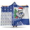 North Melbourne Hooded Blanket Christmas Magic Knit Style Winter Glow North Melbourne Hooded Blanket Christmas Magic Knit Style Winter Glow