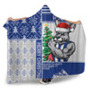North Melbourne Hooded Blanket Christmas Magic Knit Style Winter Glow North Melbourne Hooded Blanket Christmas Magic Knit Style Winter Glow