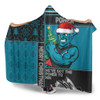 Port Adelaide Hooded Blanket Christmas Magic Knit Style Winter Glow Port Adelaide Hooded Blanket Christmas Magic Knit Style Winter Glow