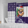 Fremantle Shower Curtain Christmas Magic Knit Style Winter Glow Fremantle Shower Curtain Christmas Magic Knit Style Winter Glow
