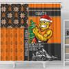 GWS GIANTS Shower Curtain Christmas Magic Knit Style Winter Glow
