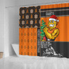 Gold Coast SUNS Shower Curtain Christmas Magic Knit Style Winter Glow Gold Coast SUNS Shower Curtain Christmas Magic Knit Style Winter Glow