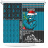 Port Adelaide Shower Curtain Christmas Magic Knit Style Winter Glow