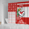 Sydney Swans Shower Curtain Christmas Magic Knit Style Winter Glow