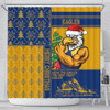 West Coast Eagles Shower Curtain Christmas Magic Knit Style Winter Glow West Coast Eagles Shower Curtain Christmas Magic Knit Style Winter Glow