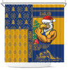 West Coast Eagles Shower Curtain Christmas Magic Knit Style Winter Glow West Coast Eagles Shower Curtain Christmas Magic Knit Style Winter Glow
