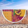 Brisbane Lions Beach Blanket Christmas Magic Knit Style Winter Glow