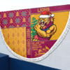 Brisbane Lions Beach Blanket Christmas Magic Knit Style Winter Glow