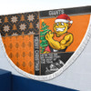 GWS GIANTS Beach Blanket Christmas Magic Knit Style Winter Glow
